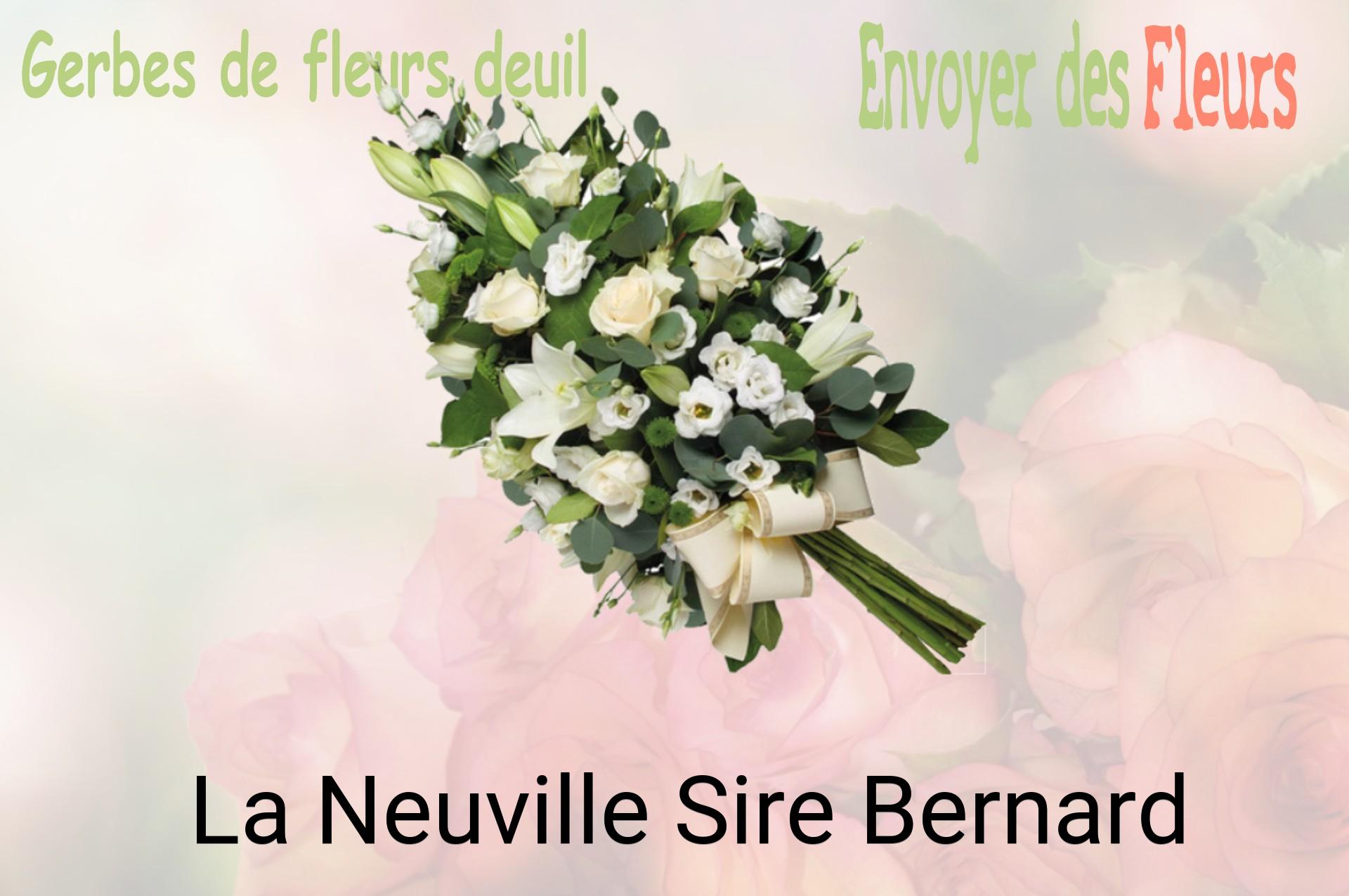 Gerbe de fleurs de deuil livrée à La Neuville-Sire-Bernard